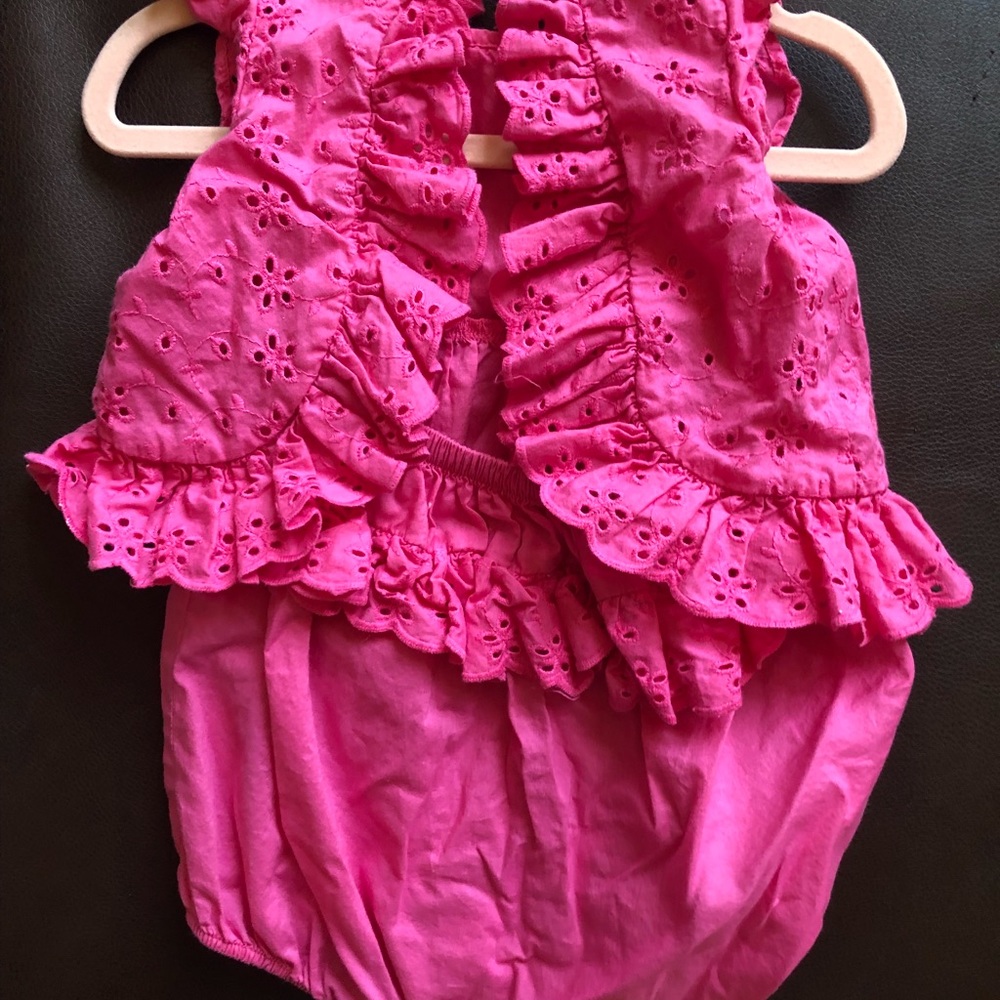 Ralph Lauren hot pink Romper